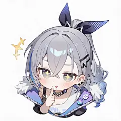 银狼Q版表情包6枚 - 小红书