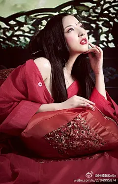 中国式性感，破镜而出 - 中国式性感,中国美,中国风,华服,媚眼,性感,水彩,美,