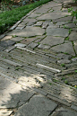 Chanticleer Garden - paving transition