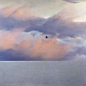 有鸟的海景
艺术家：格哈德·里希特
年份：1970
材质：布面油画
尺寸：170 x 170 CM