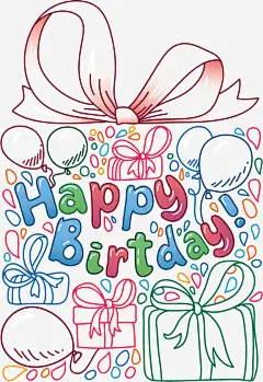 手绘生日礼物高清素材 创意 包装 卡通礼物盒 彩色 手绘 气球 生日礼物盒 生日背景素材 盒子 红色盒子 红色礼物盒 节日礼盒 免抠png 设计图片 免费下载