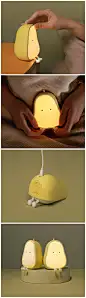 梨形小夜灯……看着就很治愈！