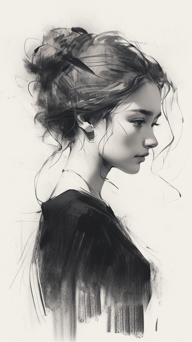 插画人物线稿参考图集 卡通插画原画设计素...