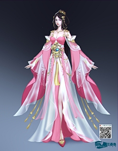 木觉天采集到CG女（中国风）
