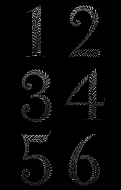 Ming明ming采集到数字/字母