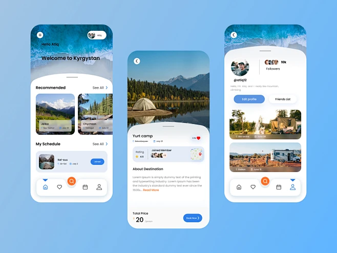 社交UI设计app ui界面设计旅游旅行-花瓣网