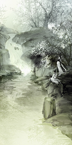 东京下雨湿淋巴黎采集到古风画韵