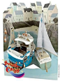 Santoro London 3D Swing Card Harbour Harbor Boats NIP Sale Free Shipping | eBay