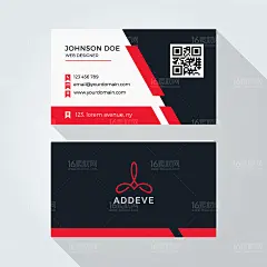 精美商务名片设计矢量素材(图片ID：86950)-名片卡片-素材中国16素材网