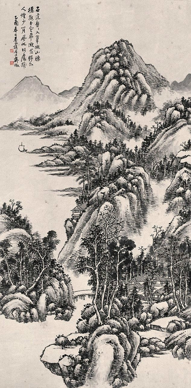 吴徵国画作品欣赏