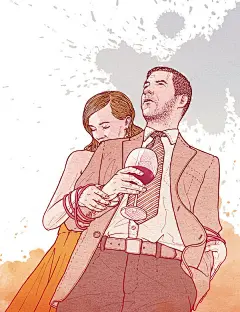 #插画# by 不知名作者