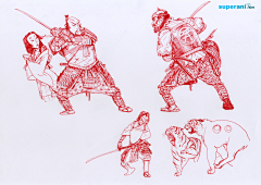 cg艺术素材库采集到【微元素】金政基画