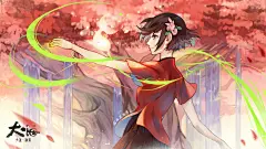 大鱼海棠同人图-肥羊童鞋_同人,国风,中国风,大鱼海棠,鱼,海,椿,鲲,少女,谁知道活了多久……_涂鸦王国插画