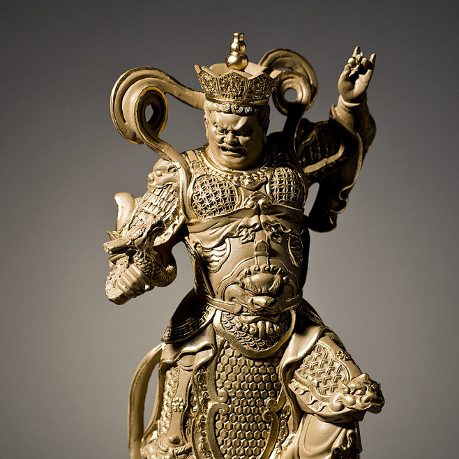 泥塑佛像精品——四大天王