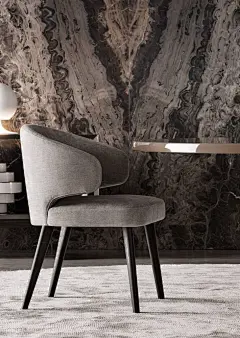 Minotti Aston Dining Chair: