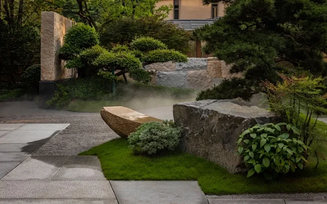 【分享】和式禅意风庭院景观