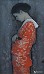 日本女画家大竹彩奈人物作品欣赏