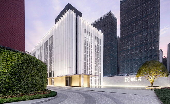深圳粤海置地粤海城 现代简约 展示区 售...