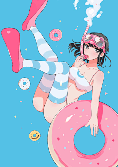 醒不过来的白天采集到插画美女 二 号