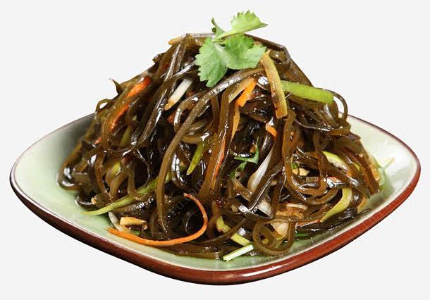 凉拌海带丝美食摄影png免抠素材_新图网...