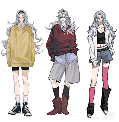 一个自用存图账号采集到立绘 女