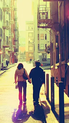 高清唯美意境浪漫情侣大图手机壁纸