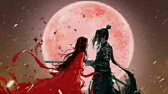 古风双人 手绘图