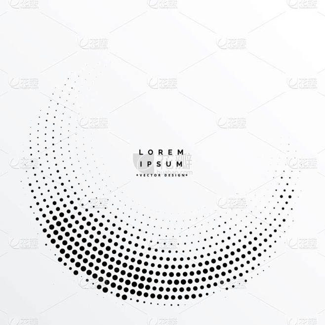 抽象的半色调点背景设计
