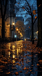 雨后街景