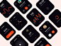 Smartwatch App - UI Screens by Ben Tortorelli for Nice100Team on Dribbble