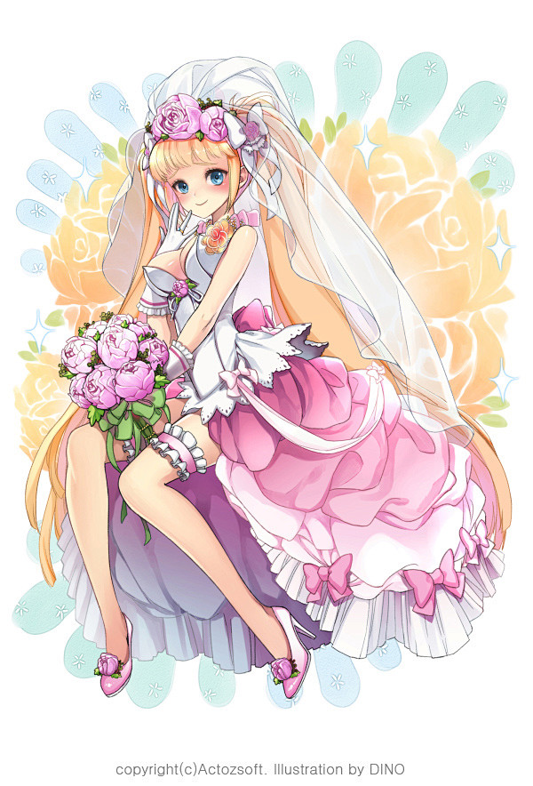 动漫の婚纱