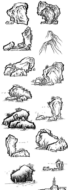 JIN槿jin采集到场景线稿
