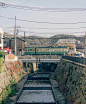 日本乡村 街道 电车 风景