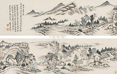 河源效果图采集到挂画-国画