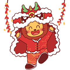 gif动态新年表情包ip