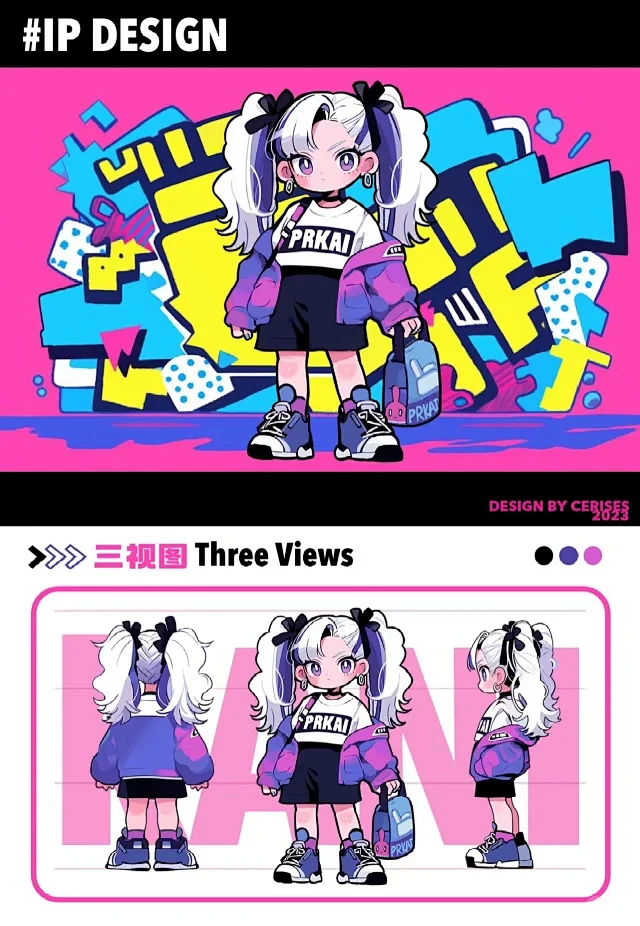 救命她真的好酷潮玩IP原创形象设计KAN...