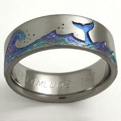 鲸鱼戒指