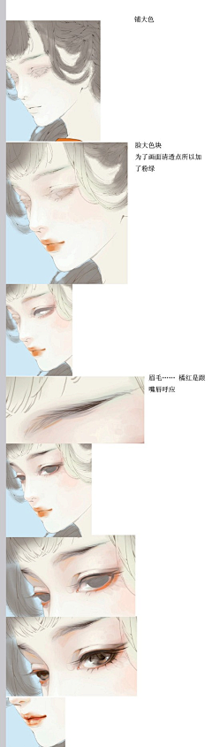 鱿啊游啊鱼采集到古风上色