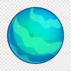 行星,计算机图标,海王星,时尚,漫画,商务,球体,环境,技术,现代