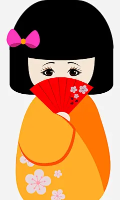 手绘日本女孩_新图网 https://www.ixintu.com 女人 日本女孩 矢量图 装饰 矢量装饰 装饰画