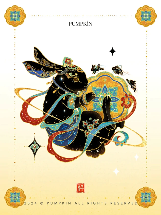 赴宴广寒宫|敦煌黑兔兔仙子 - 小红书-花瓣网