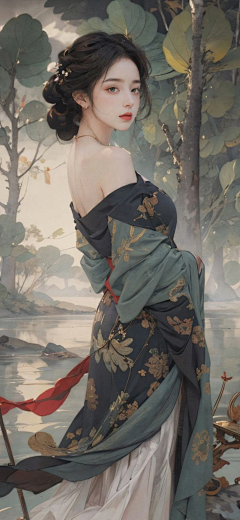 不画书采集到插画-古风人物