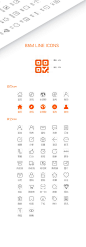 APP line icons 设计 