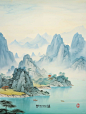 AI绘画_ 东方美学  山水间的诗意流转 咒语_6_AIGC梦璃_来自小红书网页版