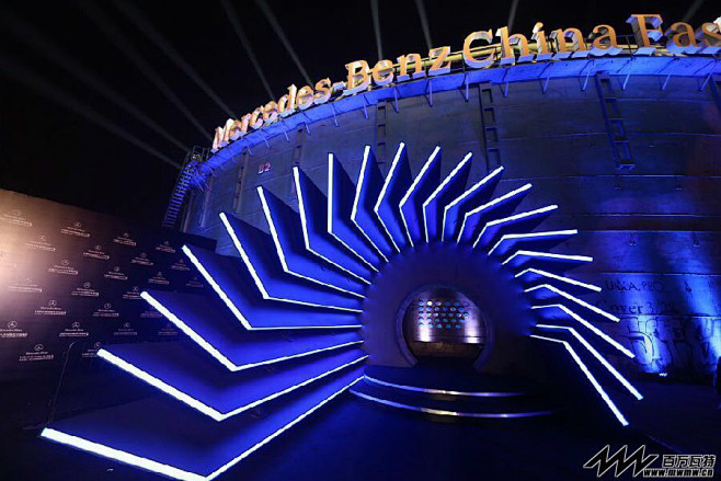 灯光造型门头01