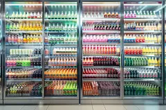 精品超市饮品区高清图片