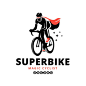 自行车，骑行，logo标志矢量图素材