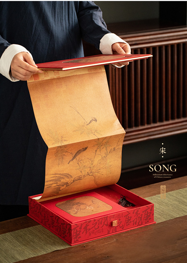 国风高档普洱茶包装盒空礼盒复古福鼎白茶收...