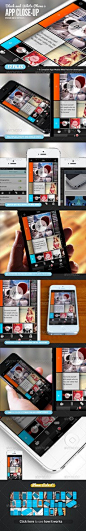 App UI Close-Up White Phone 5 Mock-Up #采集大赛#