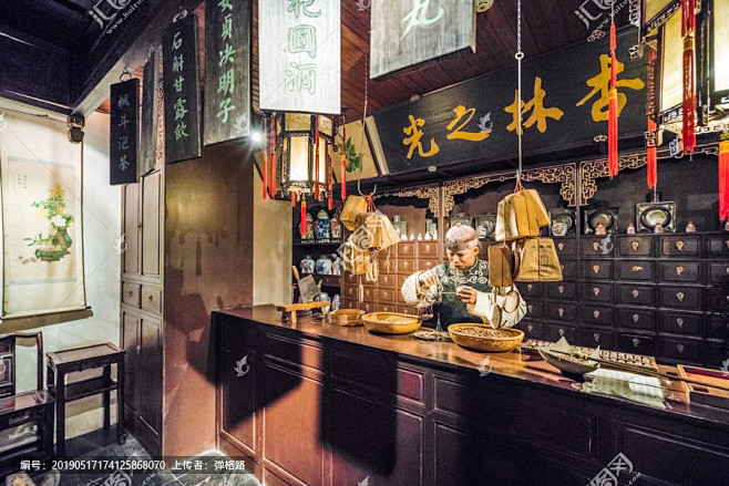 古代药铺-汇图网 www.huitu.com